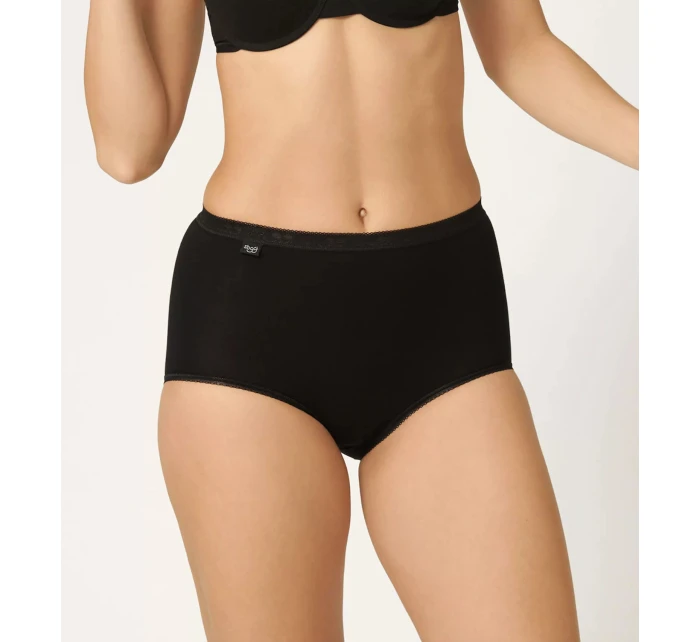 Dámské kalhotky Basic+ Maxi 3P černé - Sloggi Dámské kalhotky Basic+ Maxi 3P černé - Sloggi