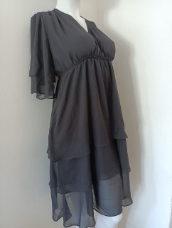 Dámske šifónové šaty S161 čierne - Stylove