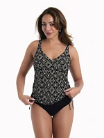 Horná časť plaviek Tankini Malaika 8497-1 čierna/zlatá – Anita Classix
