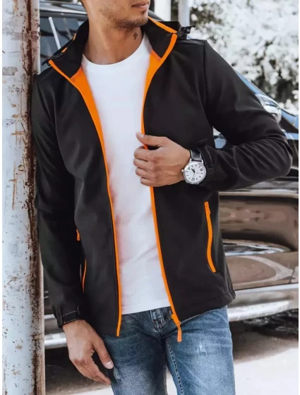 Pánská softshellová bunda černá Dstreet model 21965416 - FashionStreet Pánská softshellová bunda černá Dstreet model 21965416 - FashionStreet