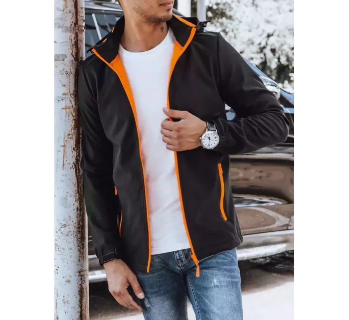 Pánská softshellová bunda černá Dstreet model 21965416 - FashionStreet Pánská softshellová bunda černá Dstreet model 21965416 - FashionStreet