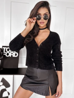 Dámsky sveter LILY čierny FashionStreet MY2035