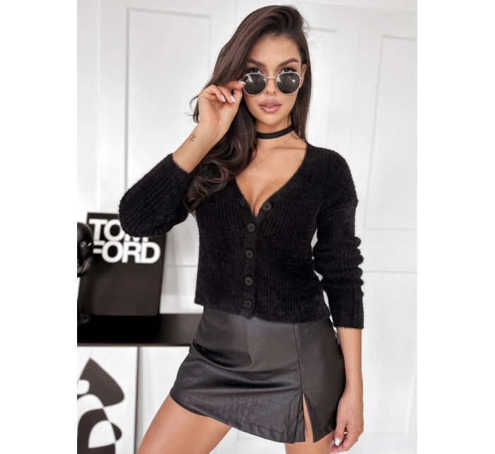 Dámsky sveter LILY čierny FashionStreet MY2035