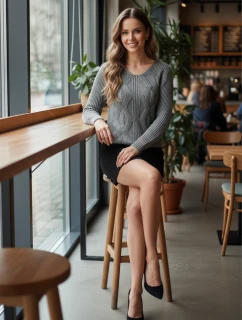 CHICRAY dámsky svetlosivý sveter FashionStreet MY2395