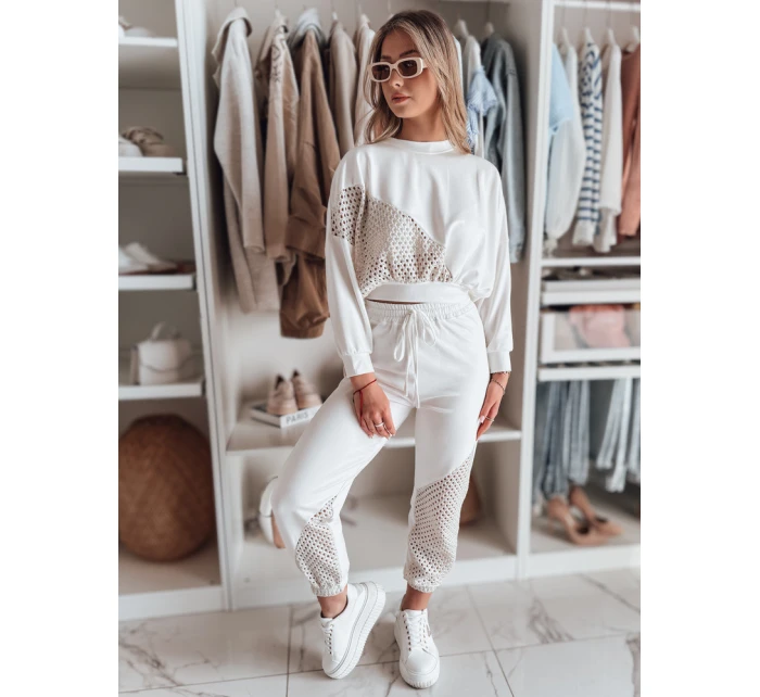 Dámské tepláky v barvě ecru Dstreet model 21985762 - FashionStreet