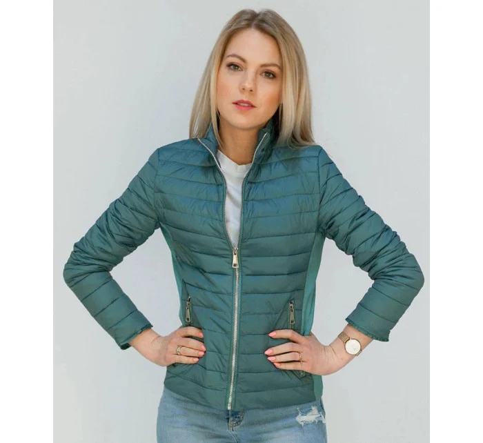 Bunda v mořské barvě s vsadkami 2 model 8726572 - GAROFF