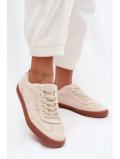 Dámské tenisky z látky Big Star model 22039955 Béžové - Big Star Shoes