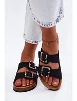 Dámské Pantolety Černé S Remínky Lee Cooper LCW-26-35-4450L