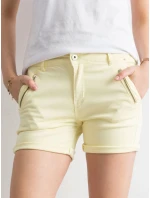 Šortky JMP SN 759 4.13P jasne žltá