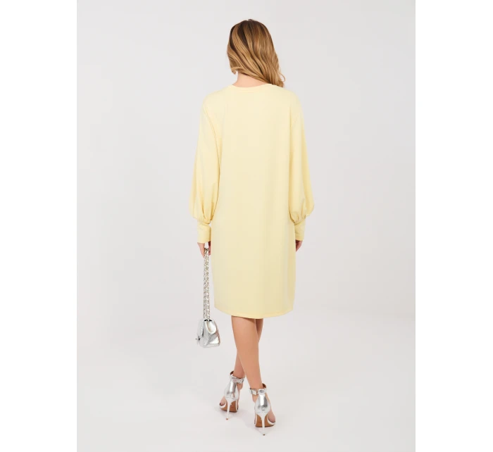 RV SK šaty A1059.17 svetložltá