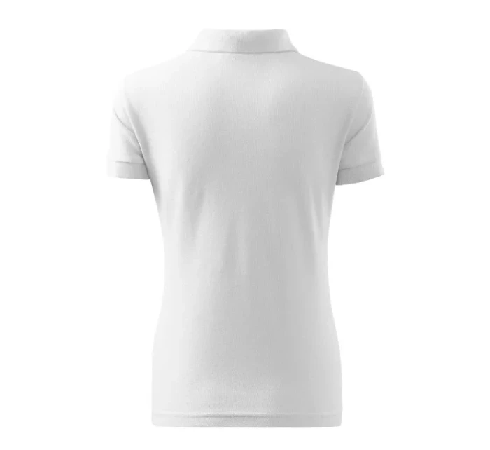 Bavlnená polokošeľa pre ženy biela