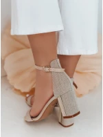 Dámske sandále SOFHEELS khaki stiletto FashionStreet ZY0792