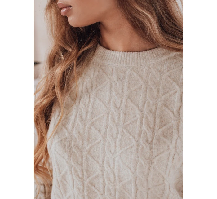 Dámský svetr béžový Dstreet model 21991026 - FashionStreet