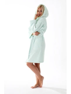 dámský krátký župan Siena s kapucí model 21751439 Jade - Vestis