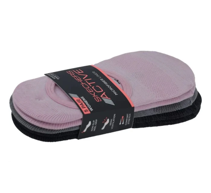 Skechers Girls 6pk Low Cut S115813-MULT Multicolour 31-34 Skechers Girls 6pk Low Cut S115813-MULT Multicolour 31-34