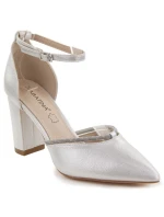 Dámské ažurové sandály béžové model 21904482 - Sabatina