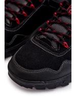 Męskie Niskie Buty Trekkingowe Memory Foam Big Star KK174126 Czarne