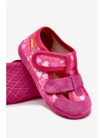 Kapcie Milami Dziecięce Na Rzepy W Serduszka Różowe Reathiana Kapcie Milami Dziecięce Na Rzepy W Serduszka Różowe Reathiana