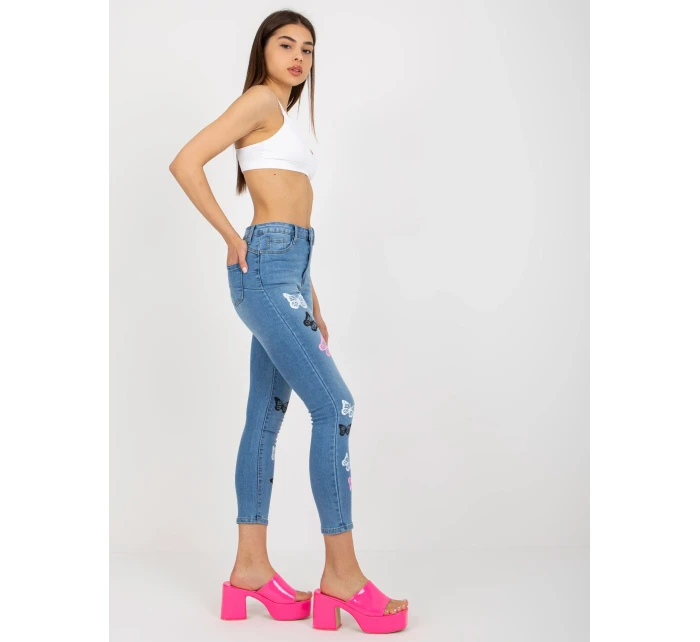 Spodnie jeans NM SP D8015.31X niebieski