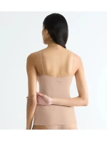 sloggi GO Daily Cotton Spaghetti Top - BROWN - SLOGGI BROWN - SLOGGI