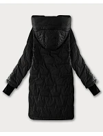 Dámska prešívaná pletená bunda S'West black (B8505-1) Dámska prešívaná pletená bunda S'West black (B8505-1)