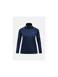 Dámská mikina PEAK PERFORMANCE W Rider Essentials Zip Jacket, barva tmavě modrá