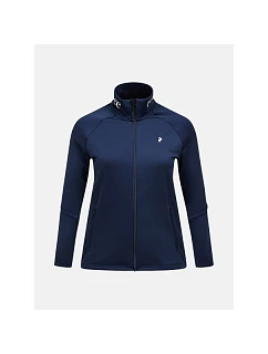 Dámská mikina PEAK PERFORMANCE W Rider Essentials Zip Jacket, barva tmavě modrá
