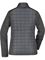 JN Dámská pletená hybridní bunda 02.0 grey melange/anthracite melange model 22489293 - Daiber JN Dámská pletená hybridní bunda 02.0 grey melange/anthracite melange model 22489293 - Daiber