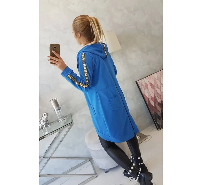 Mikina se zipem na zádech z džínoviny Mikina se zipem na zádech z džínoviny