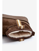 Sněhule na platformě se vzorem tmavě zelené model 21645946 - Boto Sněhule na platformě se vzorem tmavě zelené model 21645946 - Boto