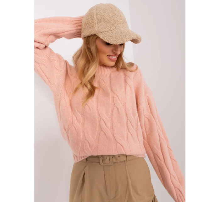 Sweter AT SW model 18955347 brzoskwiniowy - FPrice