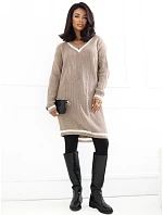 Sukienka BA SK  ciemny bezowy model 19014873 - FPrice