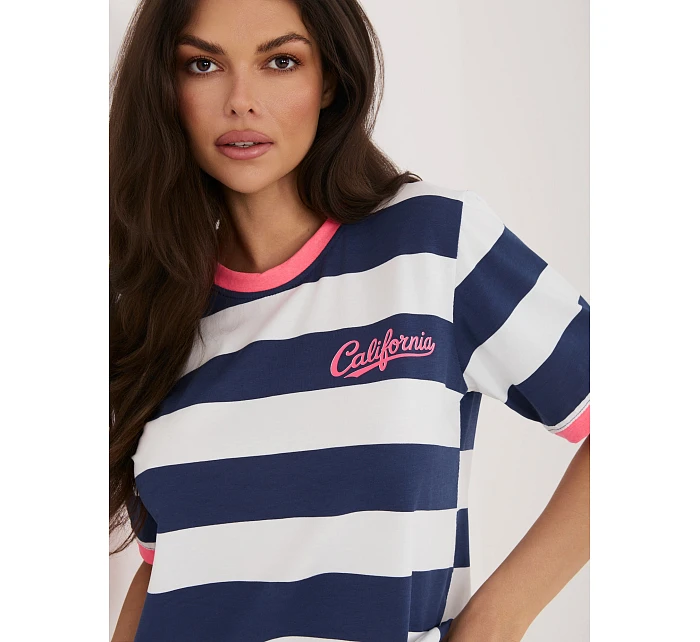 T shirt IT TS model 22076872 granatowy - FPrice T shirt IT TS model 22076872 granatowy - FPrice