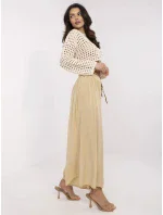 TW SP BI kalhoty model 20969337 béžové - FPrice TW SP BI kalhoty model 20969337 béžové - FPrice