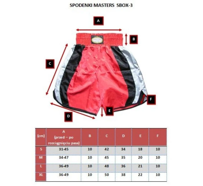 Boxerské šortky  XL model 21347105 - Masters