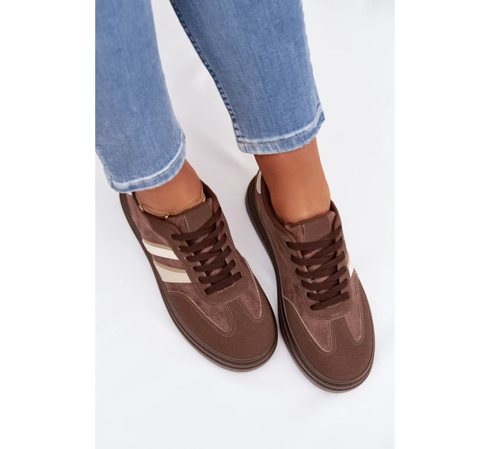 Dámské tenisky na platformě Hnědé Galleria Dámské tenisky na platformě Hnědé Galleria