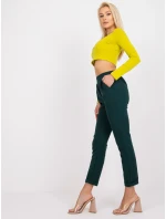 DHJ nohavice SP 13926.02 tmavo zelená