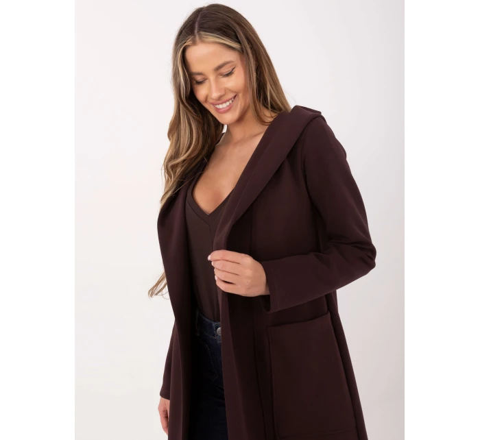 Kabát MJ SK H5031.93 tmavohnedý