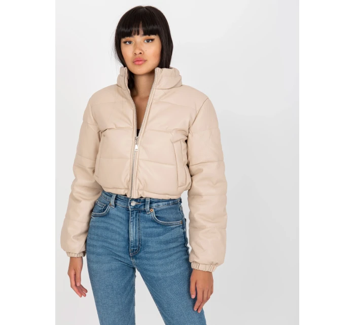 Dámsky kabát NM KR D2 3820 62 svetlo béžová