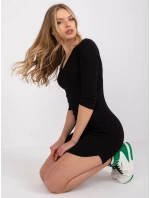 Šaty RV SK model 17047469 černá - FPrice Šaty RV SK model 17047469 černá - FPrice