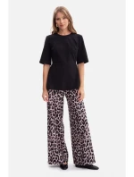 model 21379922 Pletený top s peplum černý - BeWear