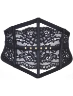 Podväzkový pás V-9782 čierny - Axami