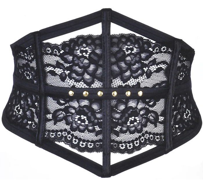 Podväzkový pás V-9782 čierny - Axami