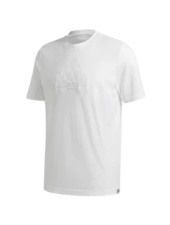 Pánske tričko M BB T GD3844 White pattern - Adidas