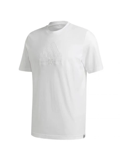 Pánské tričko M BB T model 21407074 Bílá vzor - ADIDAS