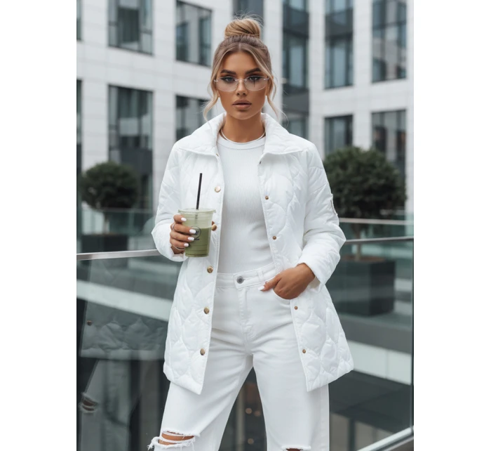 Dámska prešívaná bunda RATIA ecru FashionStreet TY3613