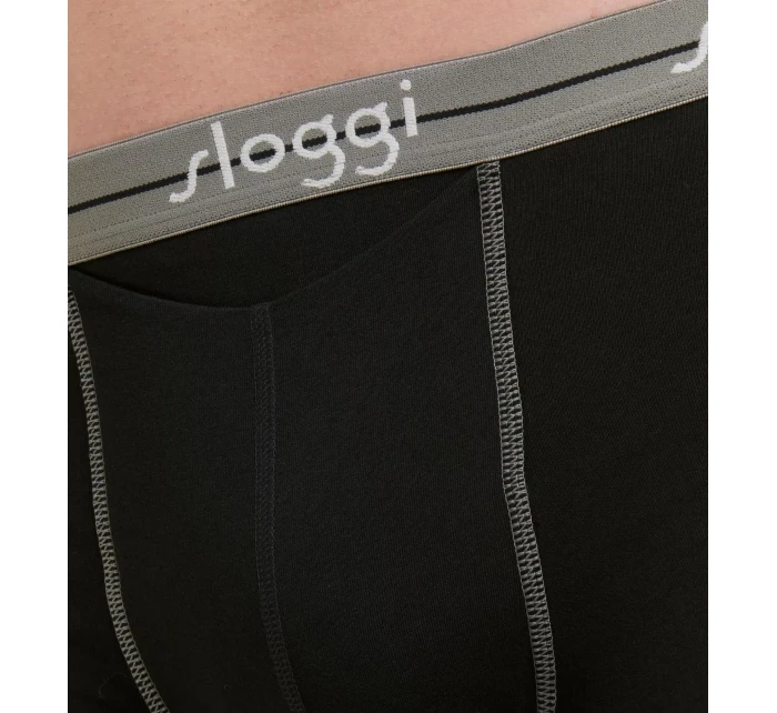 Pánské boxerky Start Short C2P box - BLACK - černá 0004 - SLOGGI