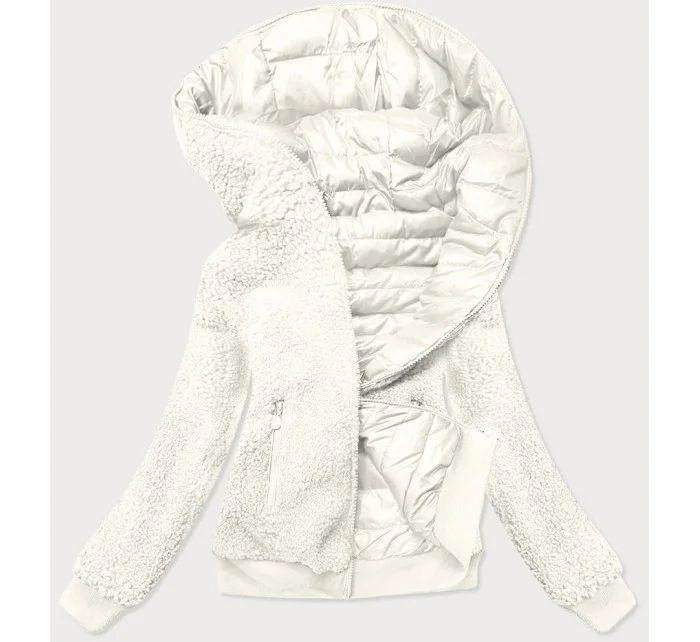 Oboustranná bílá dámská bunda model 15819808 - Z-DESIGN Oboustranná bílá dámská bunda model 15819808 - Z-DESIGN