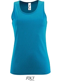 SOL'S Sporty TT Women Dámske športové tielko 25.2117 aqua