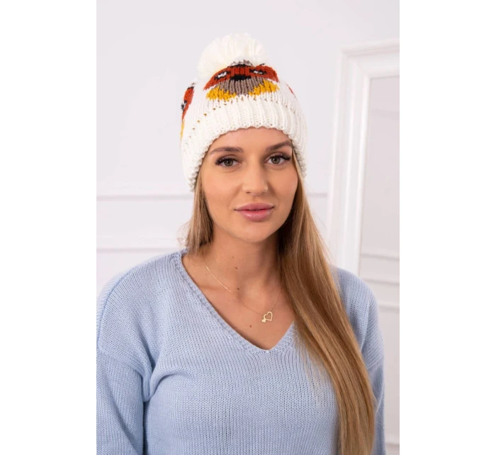 Dámský klobouk ecru model 18751613 - K-Fashion Dámský klobouk ecru model 18751613 - K-Fashion